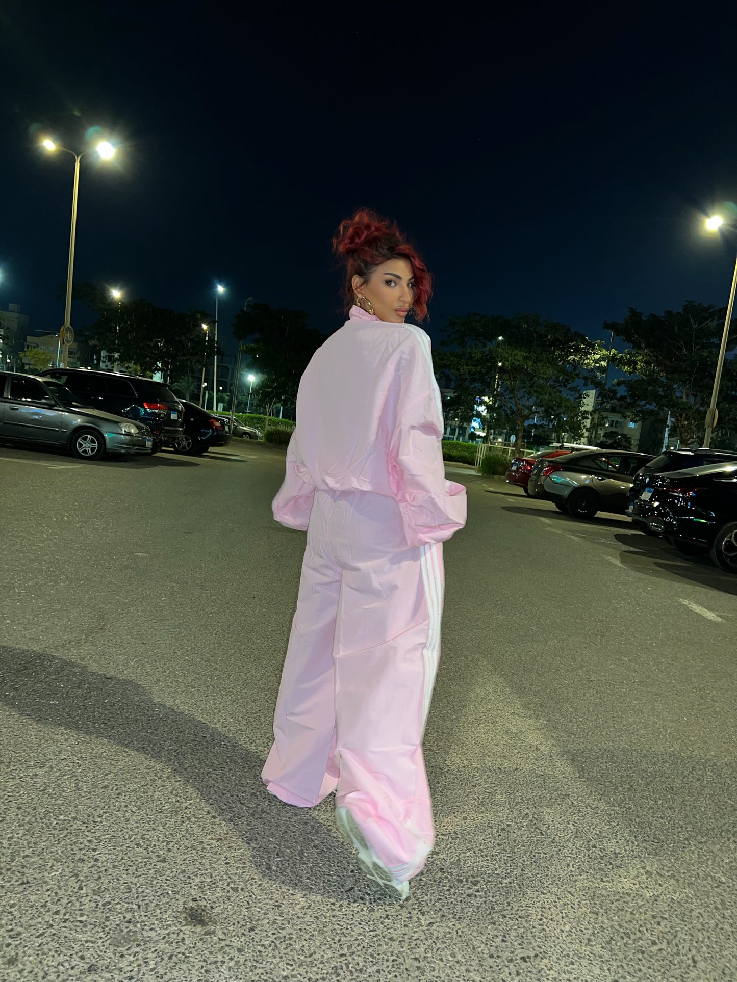 3-stripe Tracksuit set BabyPink