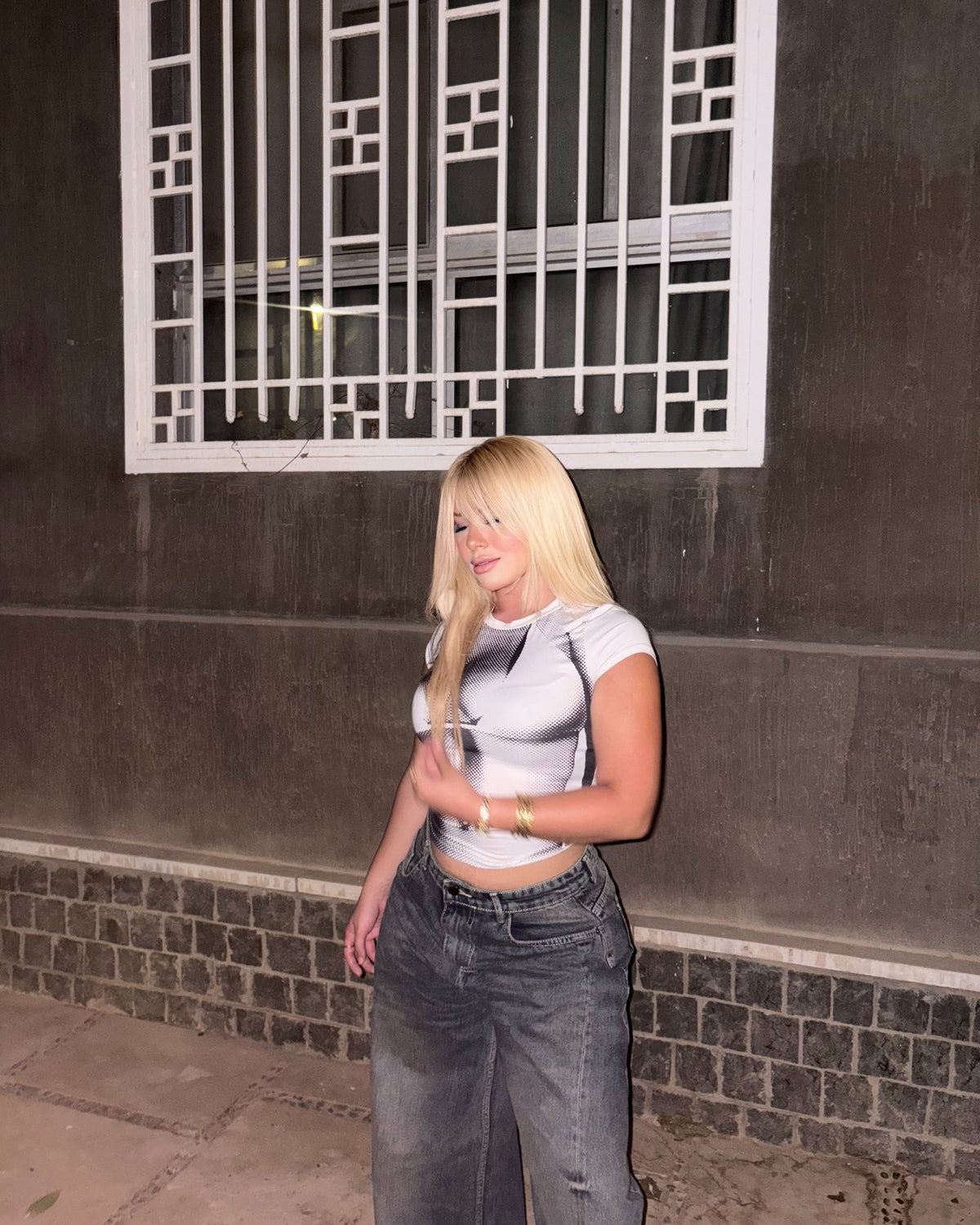 Vintage Baggy Jeans Washed Black
